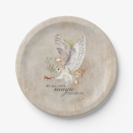 Magische Babydusche oder Geburtstag Pappteller