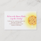 Magische Backbäckerei Visitenkarte (Rückseite)