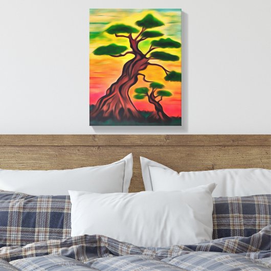 Magische Baobabs Leinwanddruck (Insitu (Schlafzimmer))