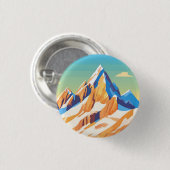 Magische Berge Button (Vorne & Hinten)
