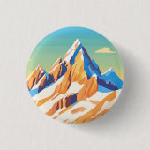 Magische Berge Button (Vorderseite)