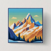 Magische Berge Button (Vorderseite)