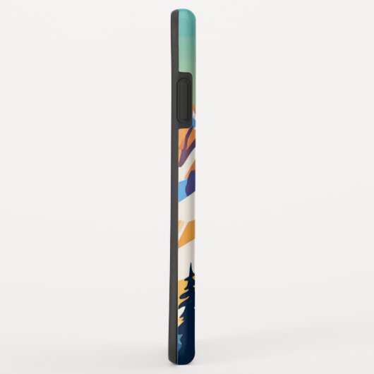 Magische Berge Case-Mate iPhone Hülle (Hinten/Rechts)