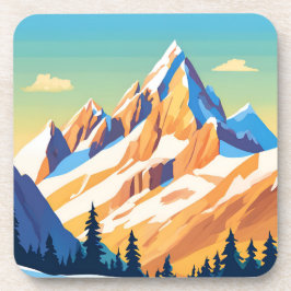 Magische Berge Getränkeuntersetzer