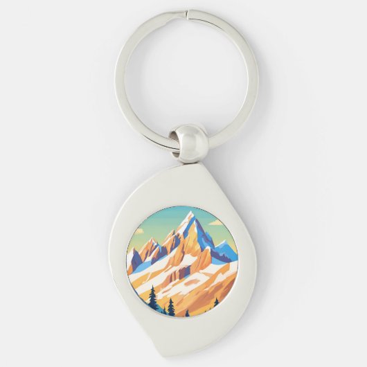 Magische Berge Schlüsselanhänger (Vorderseite)