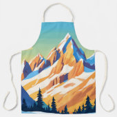 Magische Berge Schürze (Vorderseite)