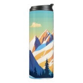 Magische Berge Thermosbecher (Nach links gedreht)