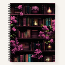 Magische Bibliothek rosa