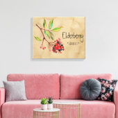 Magische Blume Elderberry 16.14'' x 12.86'' Canva Leinwanddruck (Insitu (Wohnzimmer))