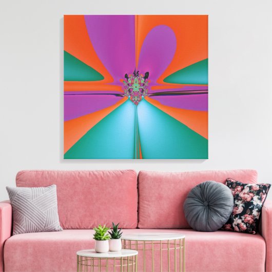 Magische Blume Leinwanddruck (Insitu (Wohnzimmer))