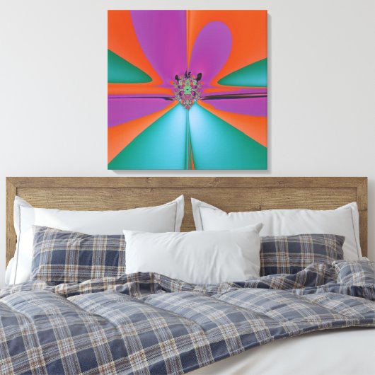 Magische Blume Leinwanddruck (Insitu (Schlafzimmer))