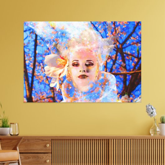 Magische Blume Leinwanddruck (Insitu (Wohnzimmer))