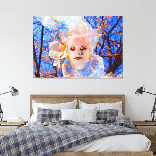 Magische Blume Leinwanddruck (Insitu (Schlafzimmer))