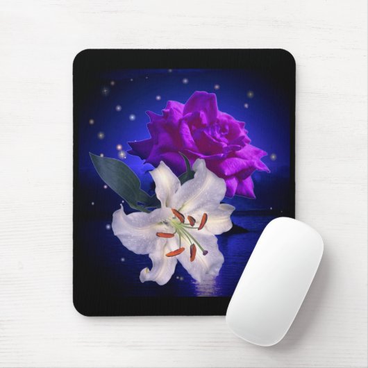 Magische Blume Mousepad (Mit Mouse)