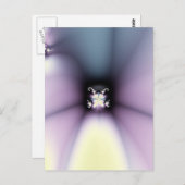 Magische Blume Postkarte (Vorne/Hinten)