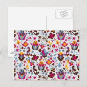 Magische Blume Postkarte (Vorne/Hinten)