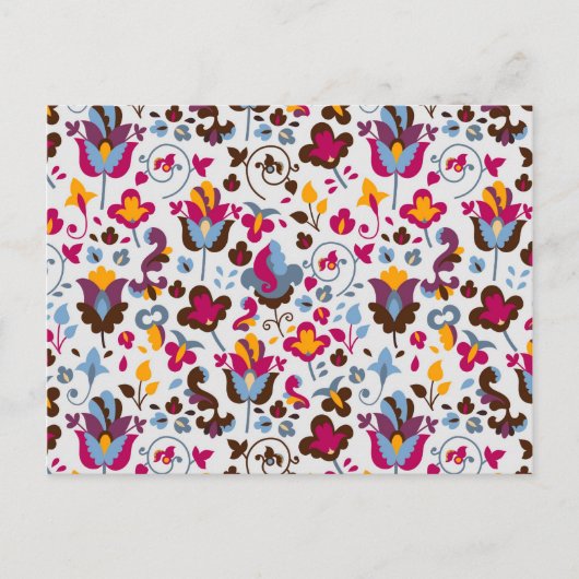 Magische Blume Postkarte (Vorderseite)