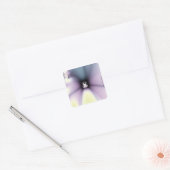 Magische Blume Quadratischer Aufkleber (Umschlag)