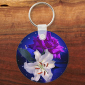 Magische Blume Schlüsselanhänger (Vorderseite)