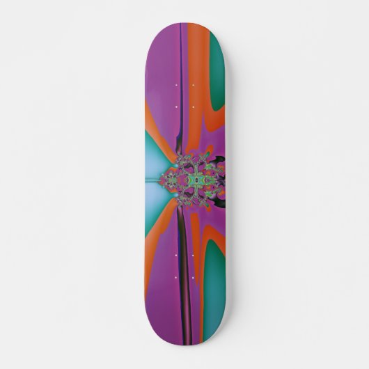 Magische Blume Skateboard (Vorne)