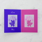 Magische Blumen-Karte Feiertagskarte (Innenseite)