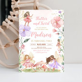 Magische Blumenzucht Prinzessin Whimsical Geburtst Einladung