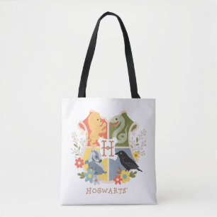 Magische Blüten HOGWARTS™-Wappen Tasche
