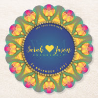 Magische Bohemische Sonnenblumenmonogramm