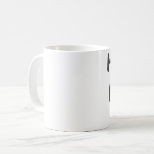 Magische Bohnen Kaffeetasse (Vorderseite Links)