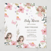 Magische Boho-Fee-Baby-Shower-Einladung Einladung (Vorne/Hinten)