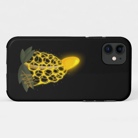 Magische Bridal Veil Funkelnd Gelbes Pilz Case-Mate iPhone Hülle (Rückseite (Horizontal))