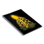 Magische Bridal Veil Funkelnd Gelbes Pilz Notizblock (Rechte Seite)