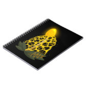 Magische Bridal Veil Funkelnd Gelbes Pilz Notizblock (Linke Seite)