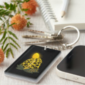 Magische Bridal Veil Funkelnd Gelbes Pilz Schlüsselanhänger (Vorderseite rechts)