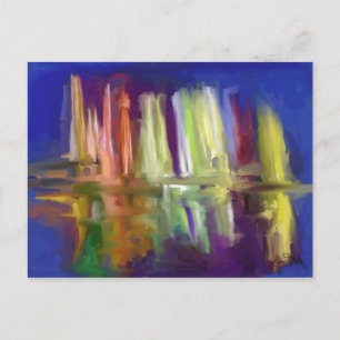 Magische Brunnen von Lima Postkarte