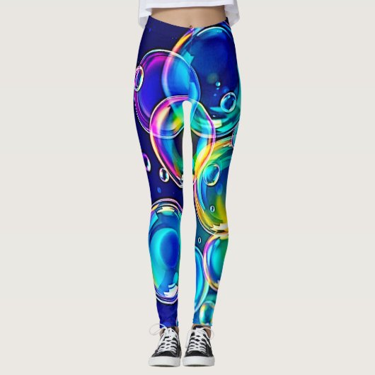 Magische Bubelfarben Leggings (Vorderseite)