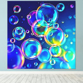 Magische Bubelfarben Leinwanddruck (Insitu (Holzboden))
