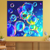 Magische Bubelfarben Leinwanddruck (Insitu (Wohnzimmer))