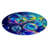 Magische Bubelfarben Schneidebrett (Ecke)