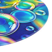 Magische Bubelfarben Schneidebrett (Ecke)