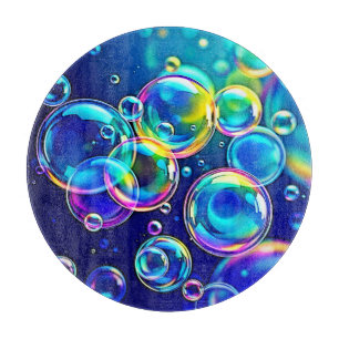 Magische Bubelfarben Schneidebrett