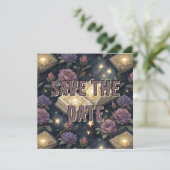 Magische Bücher Save The Date (Stehend Vorderseite)