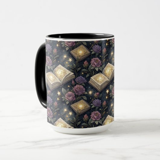 Magische Bücher Tasse (Vorderseite Links)
