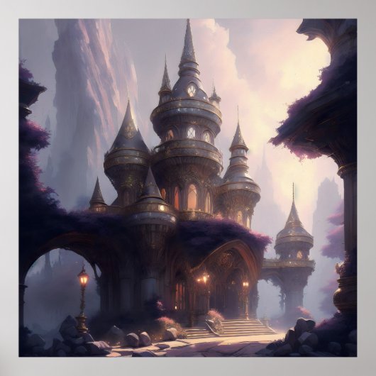 Magische Burg Poster (Vorne)