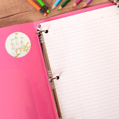 Magische Burgklemme Runder Aufkleber