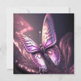 Magische Butterfly Mitteilungskarte