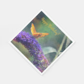 Magische Butterfly Serviette (Ecke)