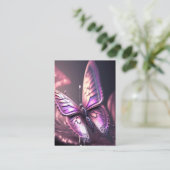 Magische Butterfly Visitenkarte (Stehend Vorderseite)