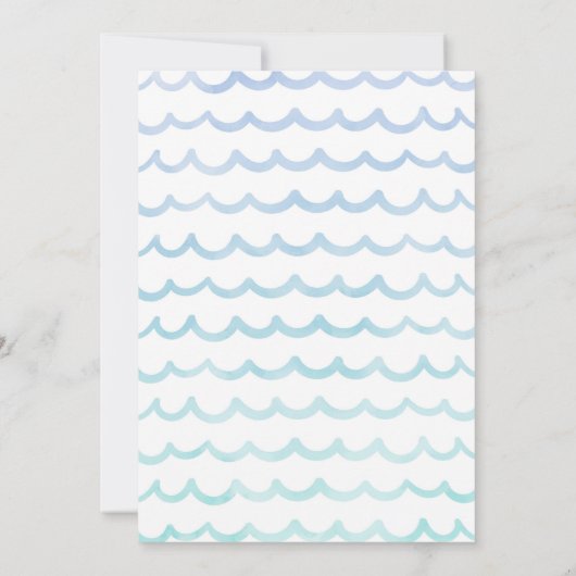 Magische Delphine Hübsch zum Geburtstag Einladung (Rückseite)