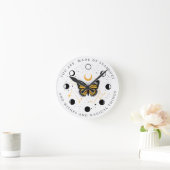 Magische Dinge Runde Wanduhr (Zuhause)